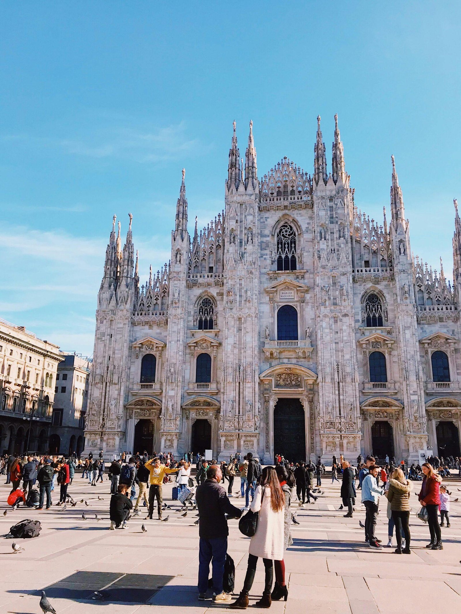 Duomo. Panorama di Milano, tappa imperdibile per un viaggio nelle città italiane tra arte, moda e cultura.