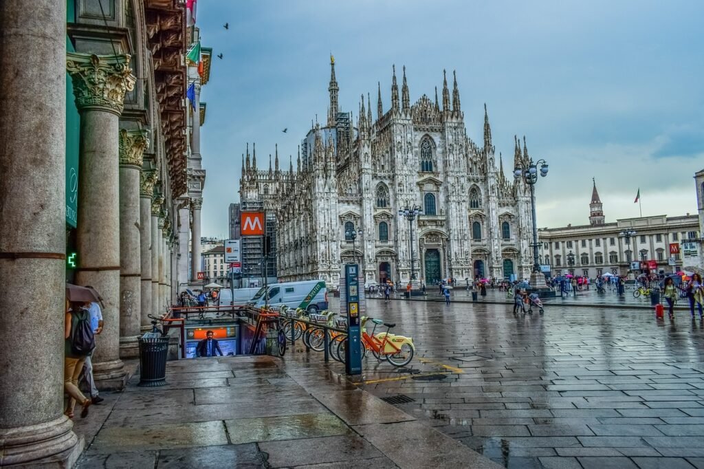 italy, milano, duomo square, architecture, church, design, old, city, historically, gothic, religion, milan, lombardy, city life, downtown, culture, tourism, cathedral, cityscape, travel, attraction, sightseeing, rainy day, milano, milano, milano, milano, milano, milan, milan, rainy day